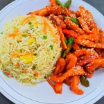 Chicken Chilli Dry with Rice
